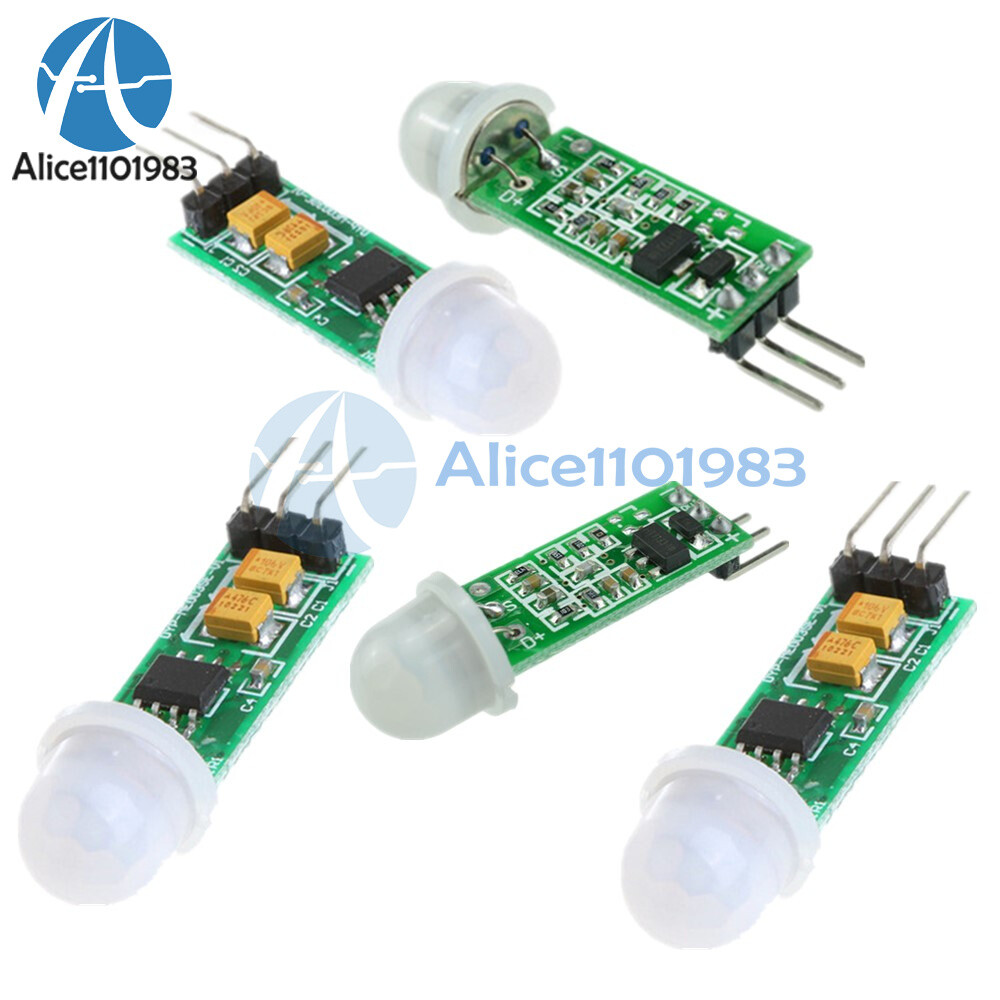 5PCS HC-SR505 Mini Infrared PIR Motion Sensor Precise Infrared Detector Module