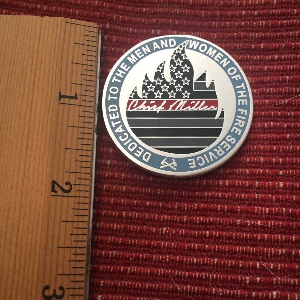 Flow and Vent Fire Service Training Challenge Coin