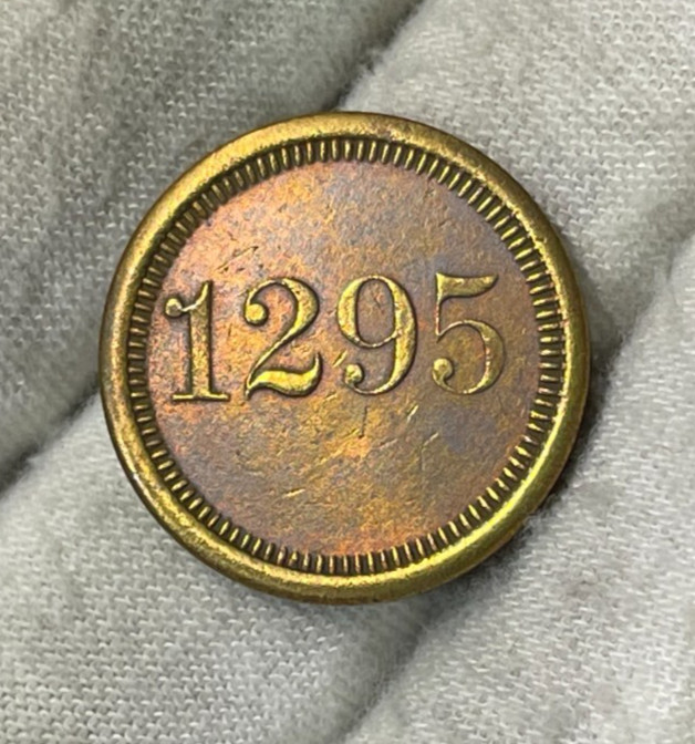 Early Unknown 1295 5 Cents Trade Token