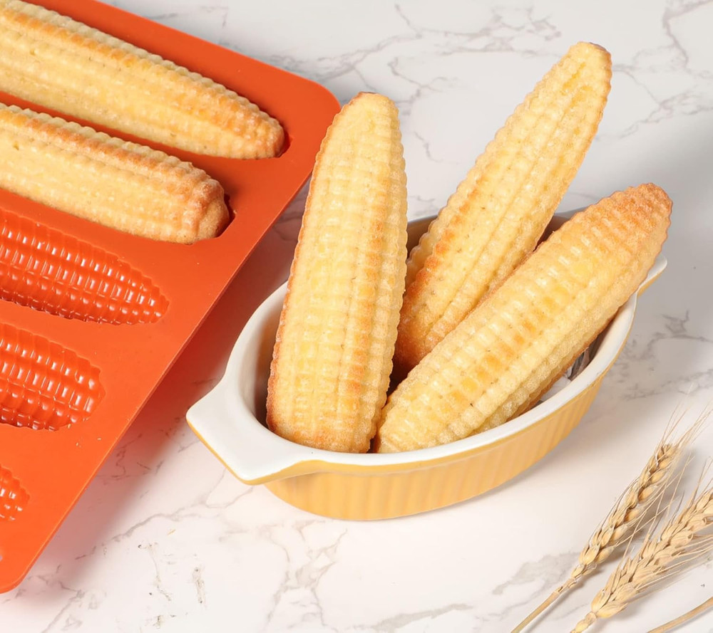Corn Stick Bread Pan Set of 2, Silicone