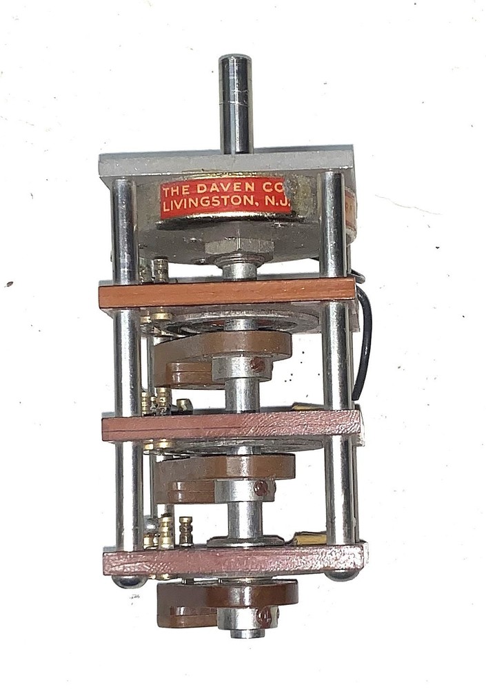 DAVEN 5716 ROTORY STEPPING SWITCH 3 DECK 3 STEPS