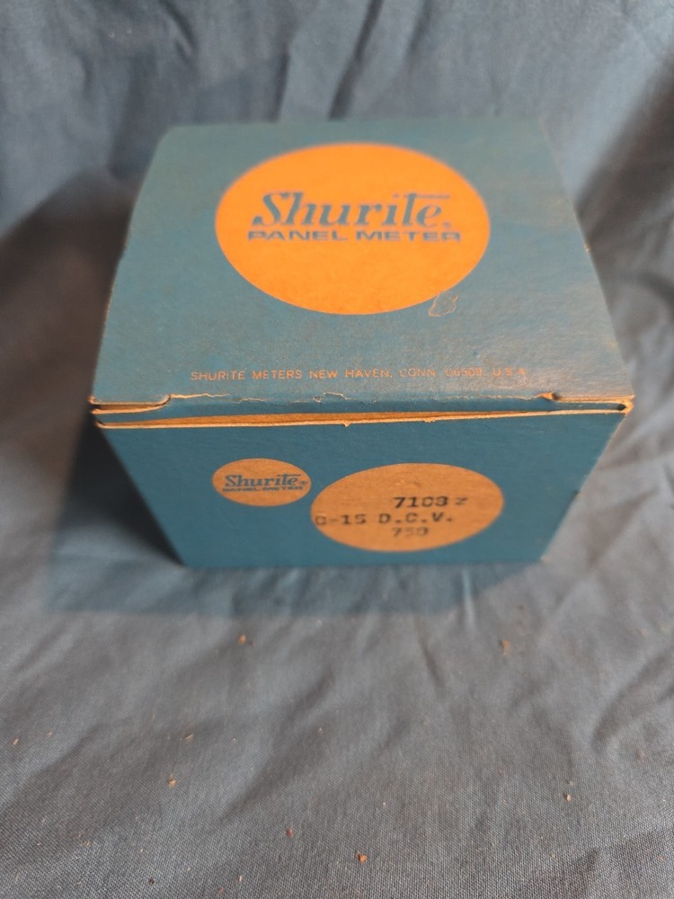 Shurite 7108-Z 0-15 D C. V panel meter