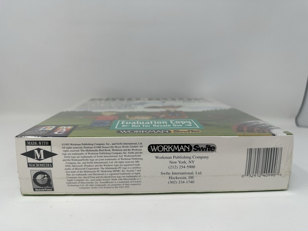 The Multimedia Bird Book CD-ROM Windows Mac NEW Sealed