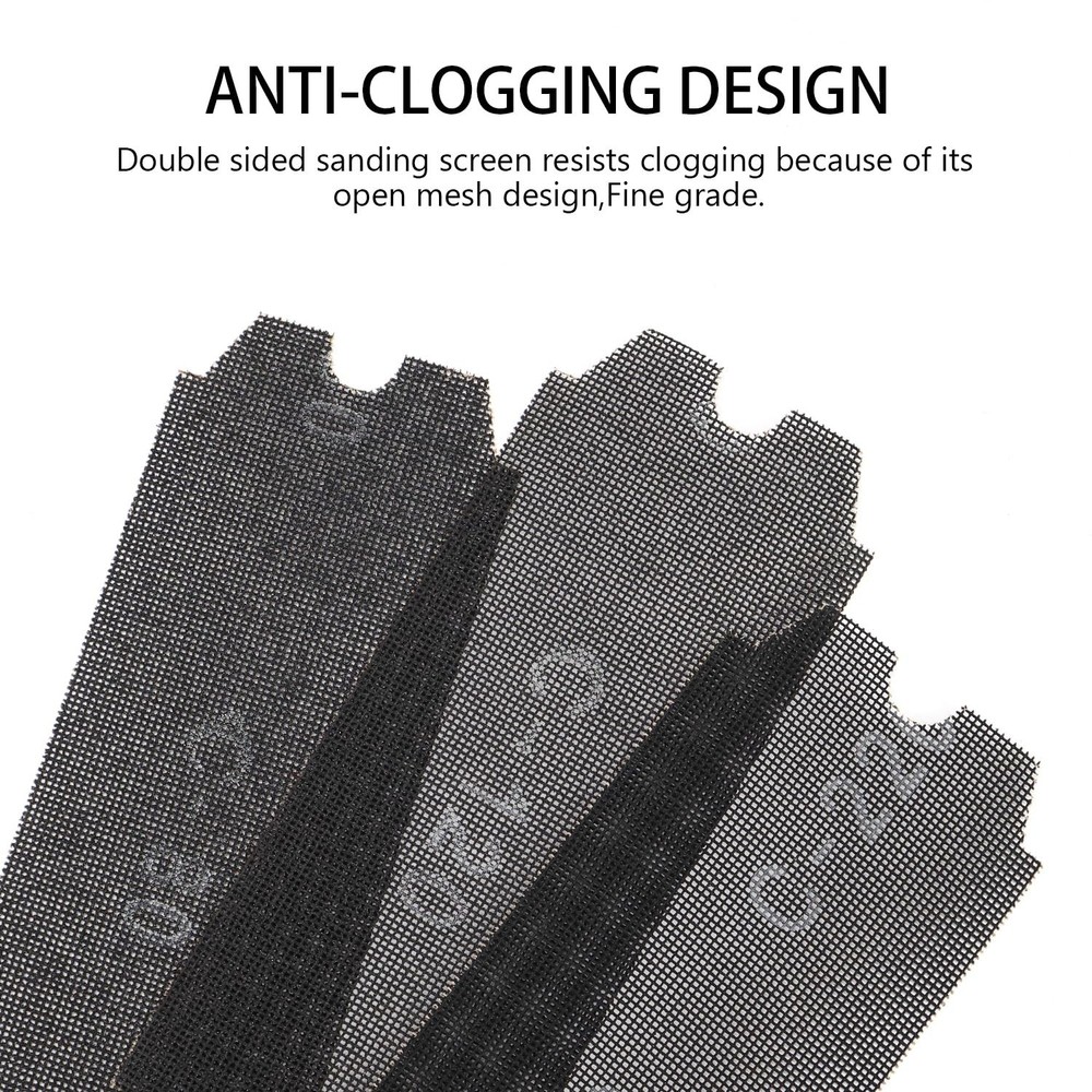 Drywall Sanding Screen Mesh Kit - 18pcs, Multiple Grits