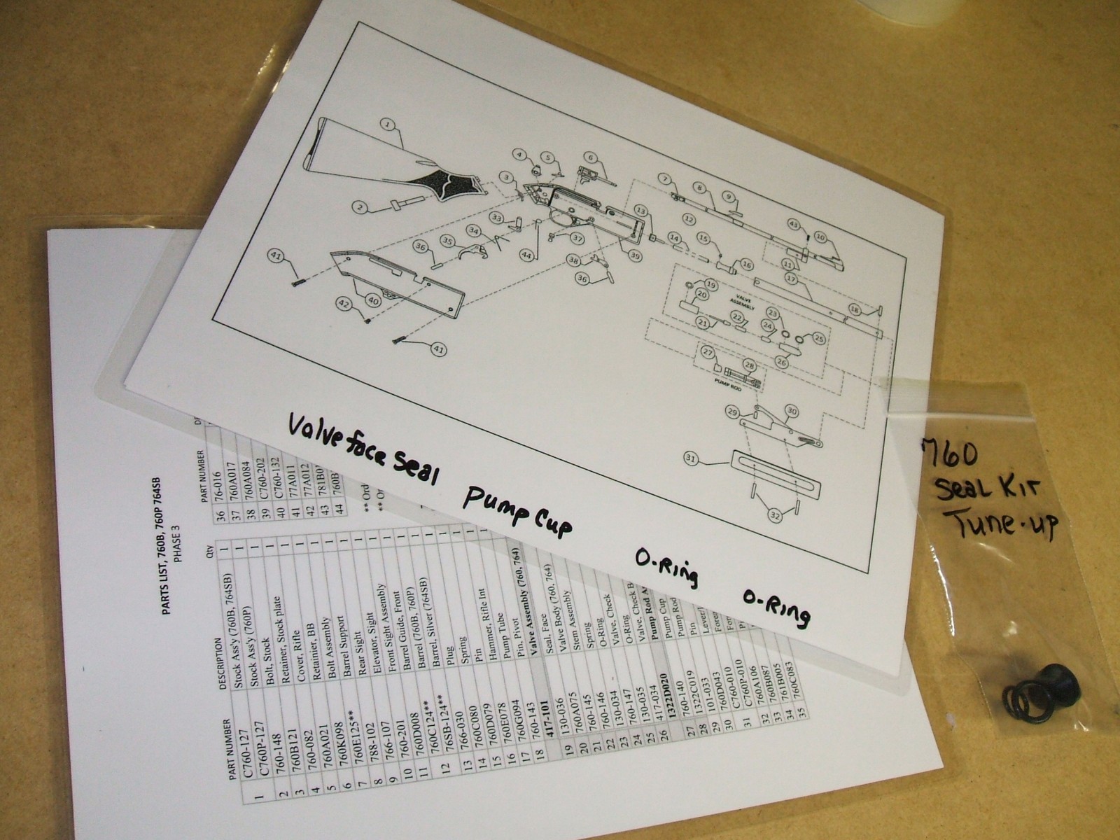 TUNE-UP REBUILD RESEAL O-RINGS SEAL KIT Crosman PumpMaster 760 Powermaster 66
