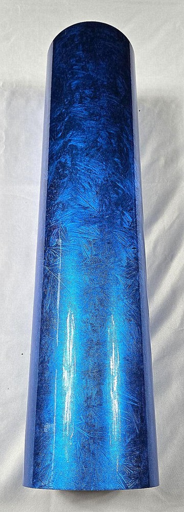 Fluorescent Blue Galvanized Sign Vinyl Plotter Cutter 24" x 10 ft