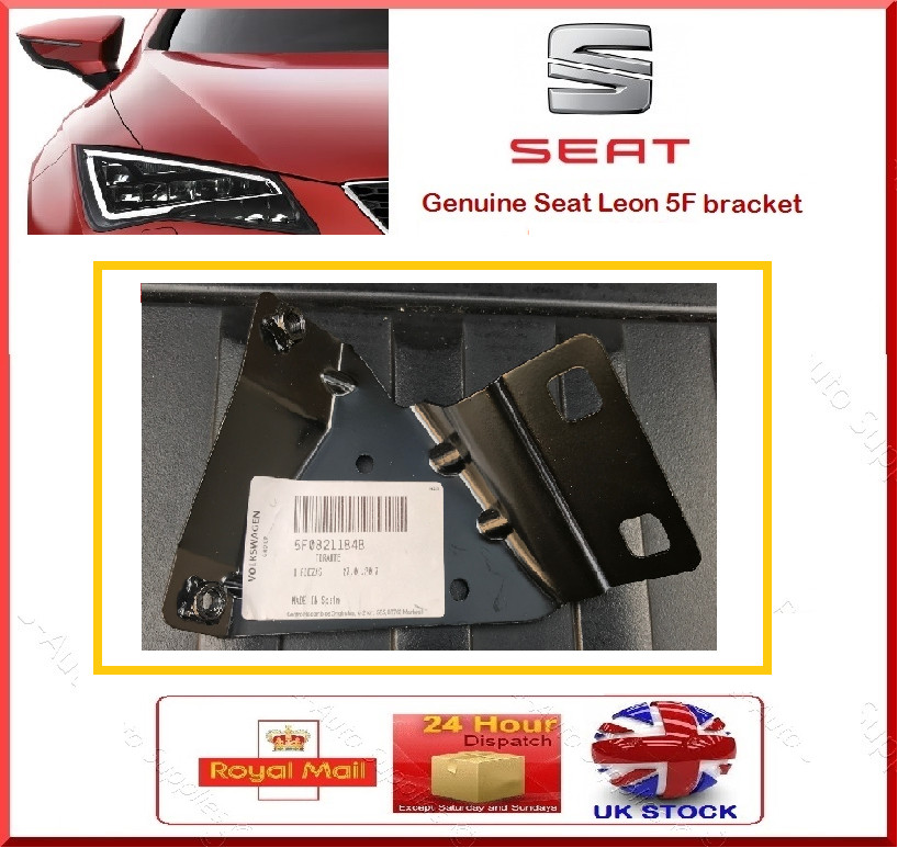 SEAT LEON 5F FRONT DRIVER SIDE WING SUPPORT BRACKET 5F0821184B 2013 > 2018 RH OS