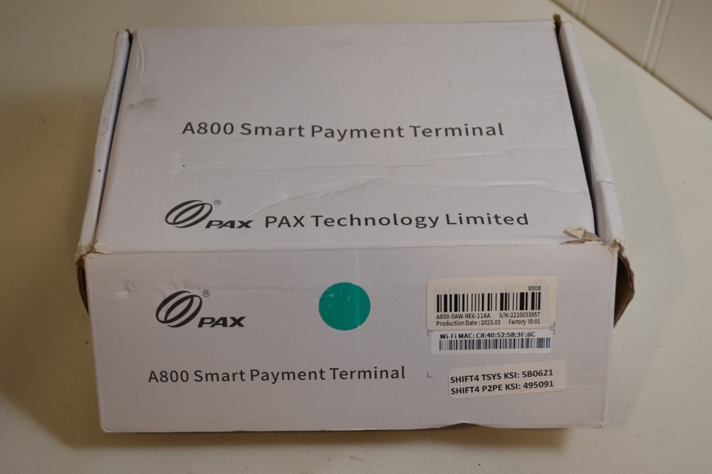 PAX A800 Smart Payment Terminal