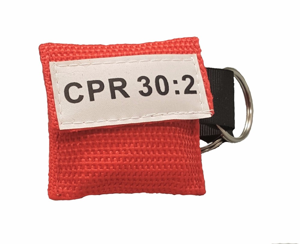 20 Assorted Color CPR Face Shield Mask in Pocket Keychain