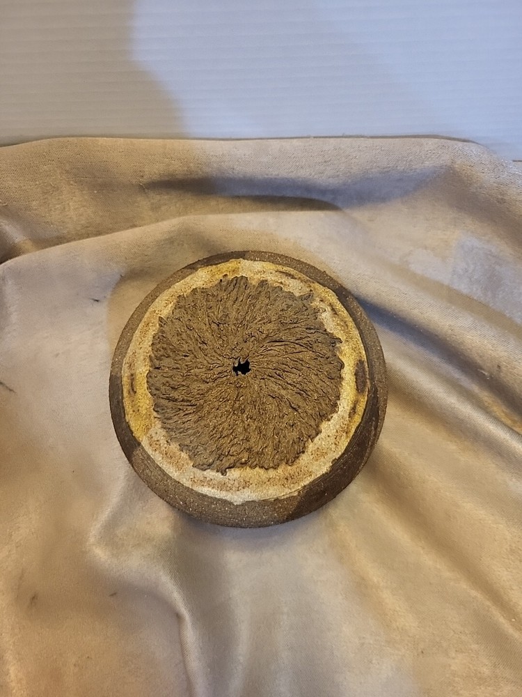 Vintage Signed POTTERY Incense Burner