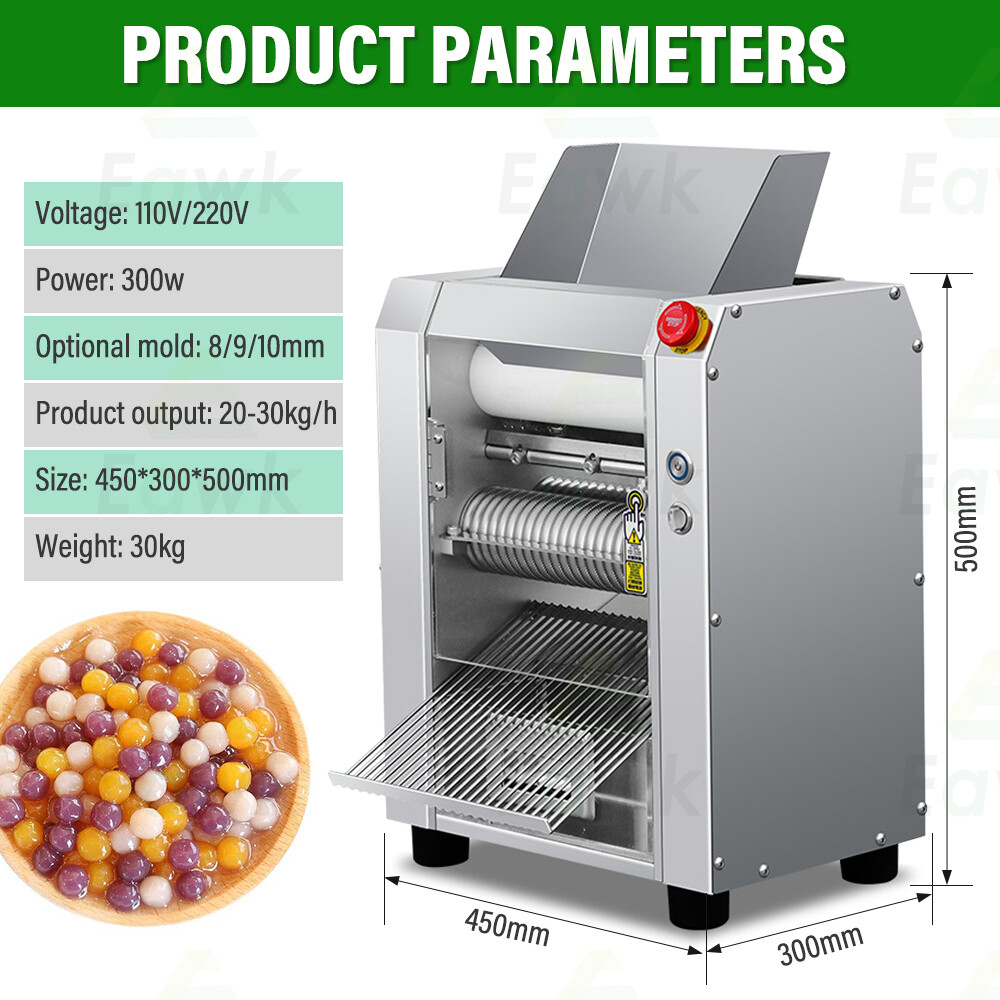 Commercial Automatic Potato Tapioca Pearls Ball Making Machine Pearl Ball Maker