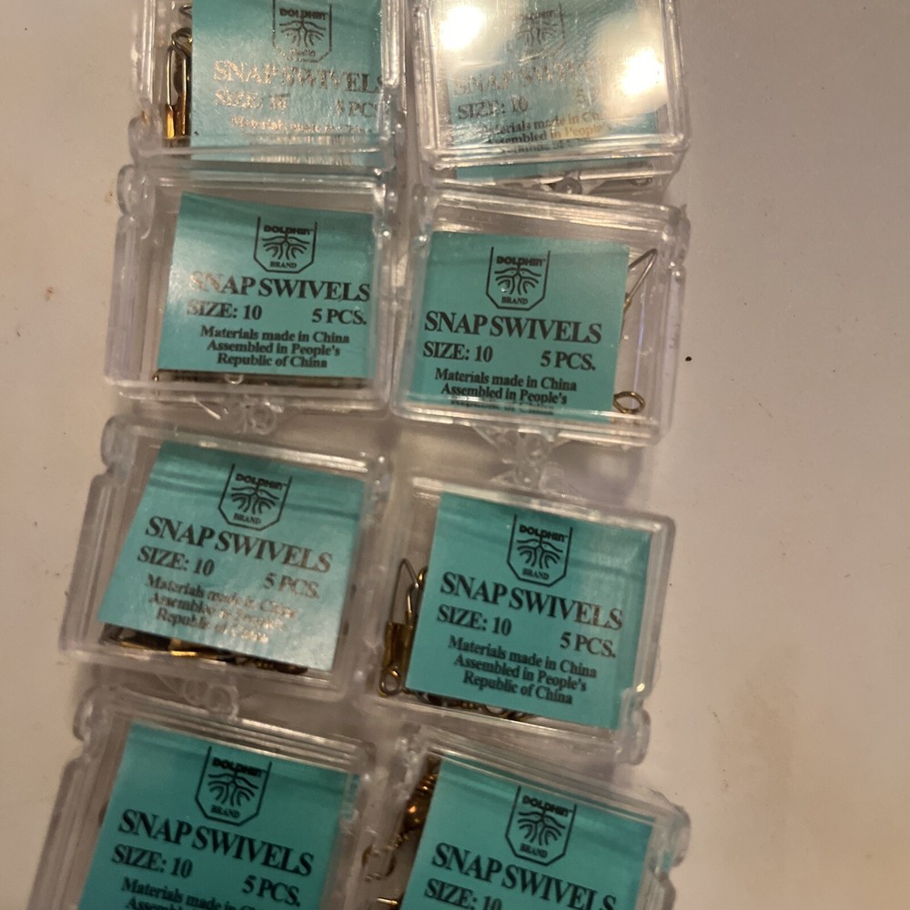 Dolphin Brass Swivel size 10 (12 PacksOf 5)