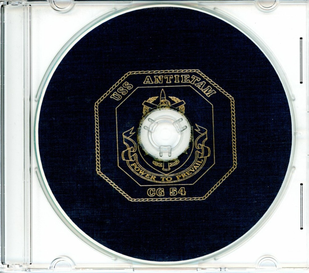 USS Antietam CG 54 Commissioning Program 1987  Navy Plank Owners