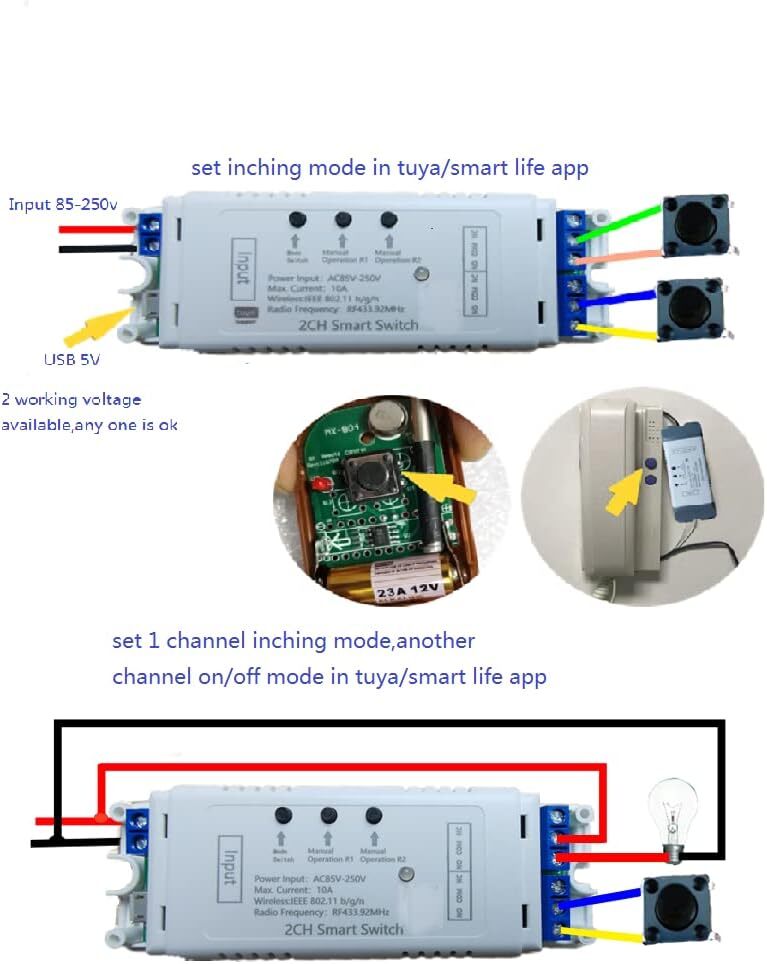 DC12V. 24V Remote Controller for Linear Actuator Motor WIFI Mobile App Control