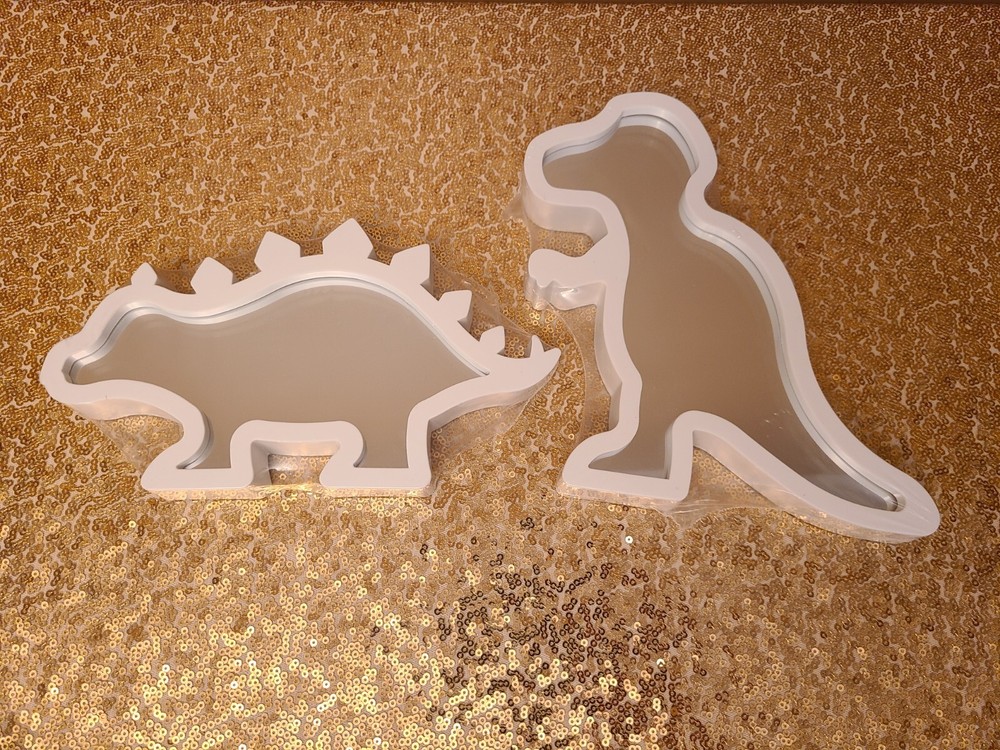 NEW - 2 Dinosaur Mirrors