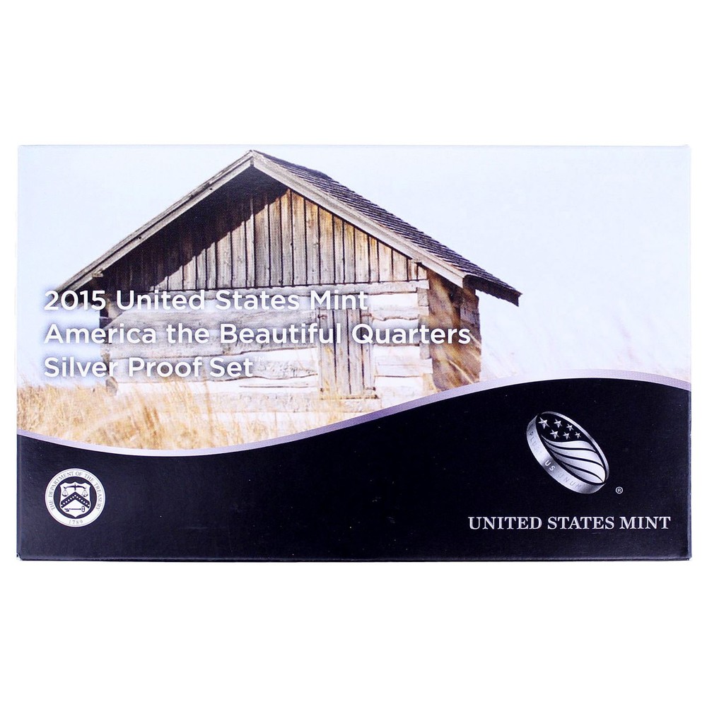 Empty Packaging Replacement Silver Quarter PS Box & COA No Coins 2015