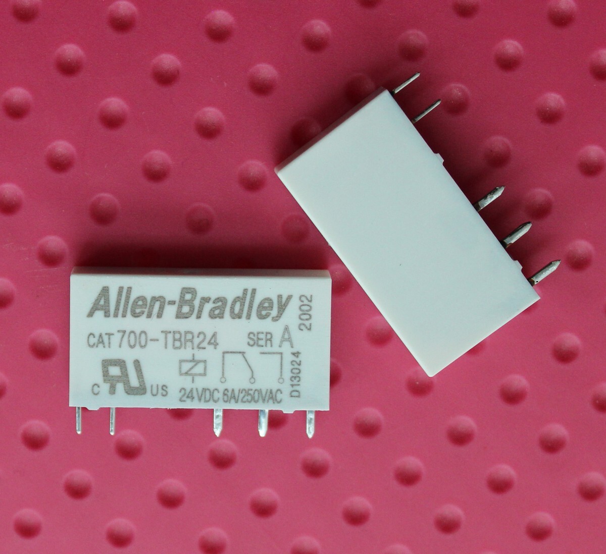 10pcs CAT 700-TBR24 6A 250VAC 24VDC 5Pins For Allen-Bradley CAT700-TBR24 Relay
