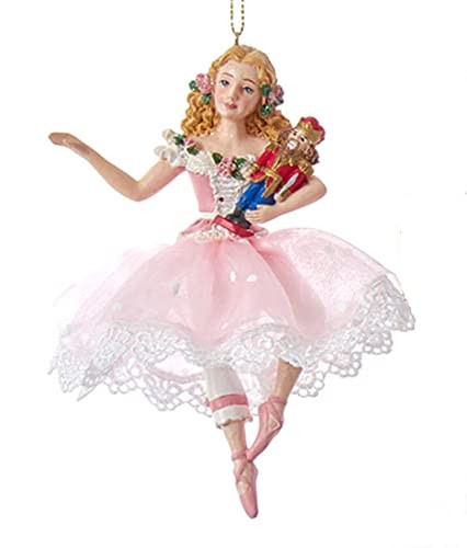 Clara With Nutcracker Prince Ornament