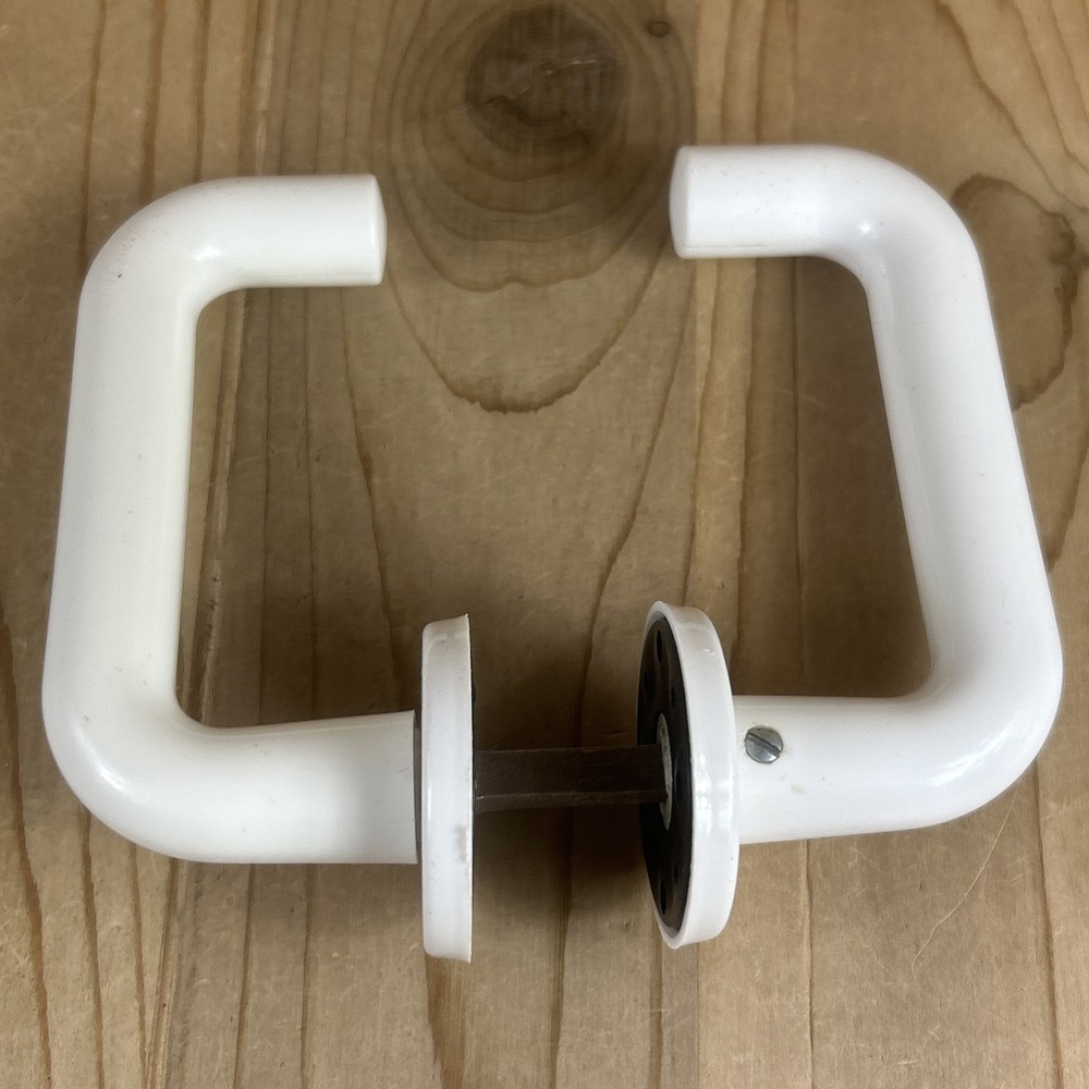 Two Sided Fixed Door Handle White Nylon 5” Screen Patio