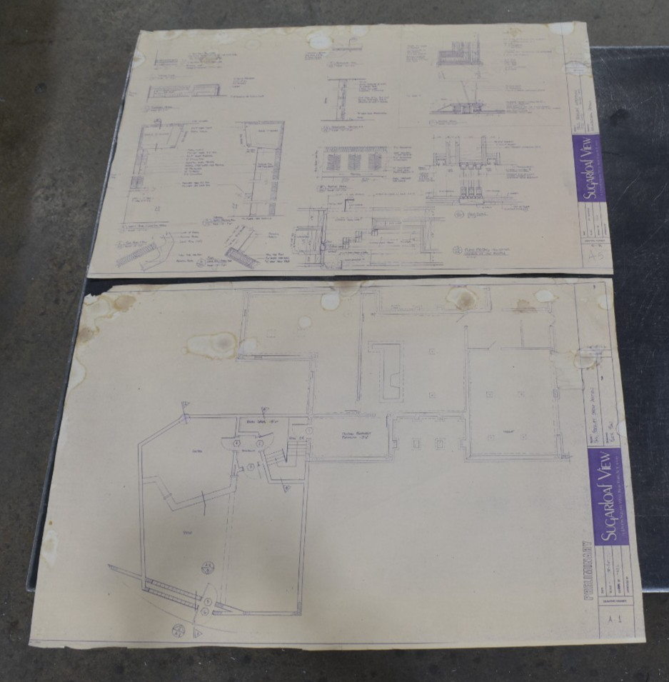 KISS   Ace Frehley blueprints for studio  1978/79    Space Ace  Spaceman  Aucoin