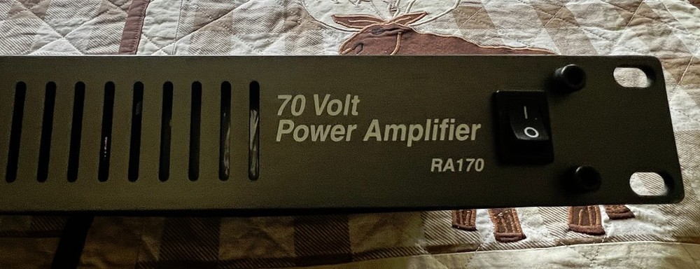 Rolls RA170 70 Watt PA Audio Distribution Amplifier + Speaker Transformers
