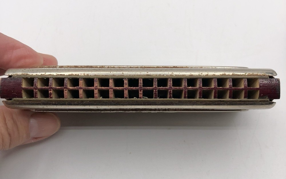 Vintage Hohner Echo Harp 54/64 Harmonica w/ Original Box /b