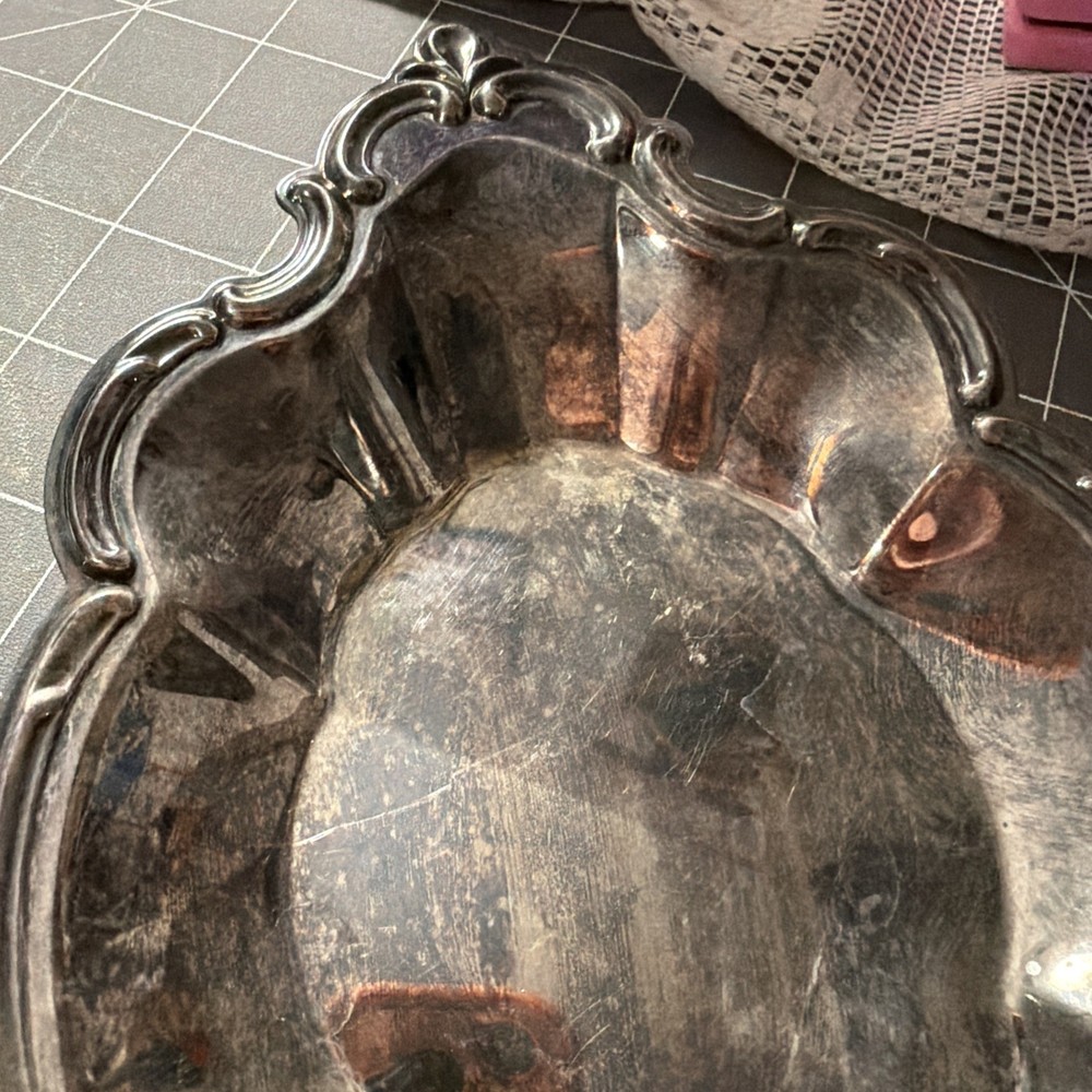 Vintage International Silver Company Silver Plated Trinket/nut/mints Dish USA