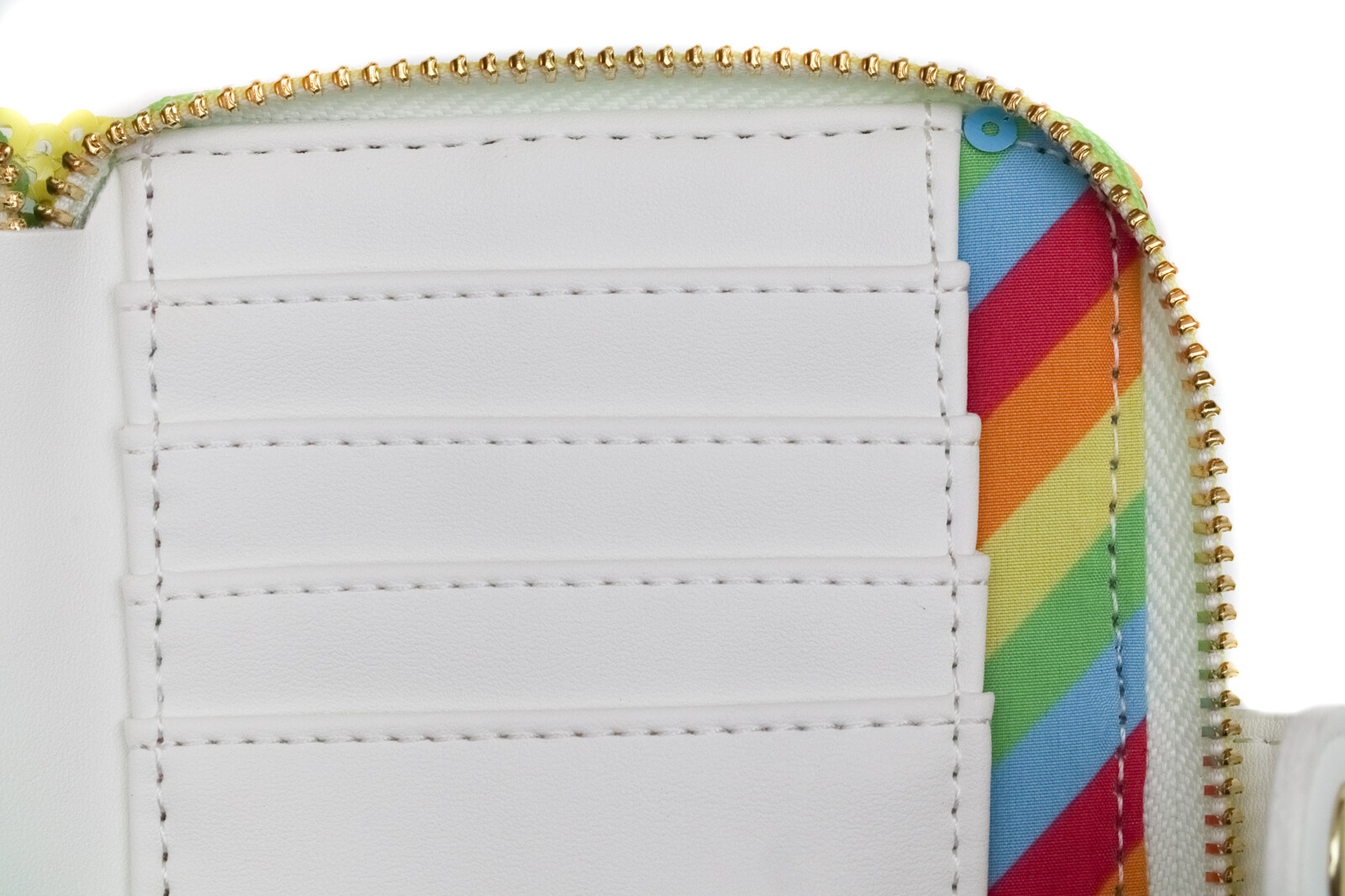 Loungefly Disney Mini Sequin Pride Rainbow Ziparound Wallet Coin Purse