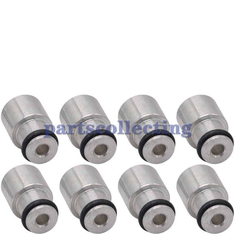 For LS3 / LS7 / LS9 / L76 To LS1 LS2 8PCS Short Fuel Injector Adapter Spacer New