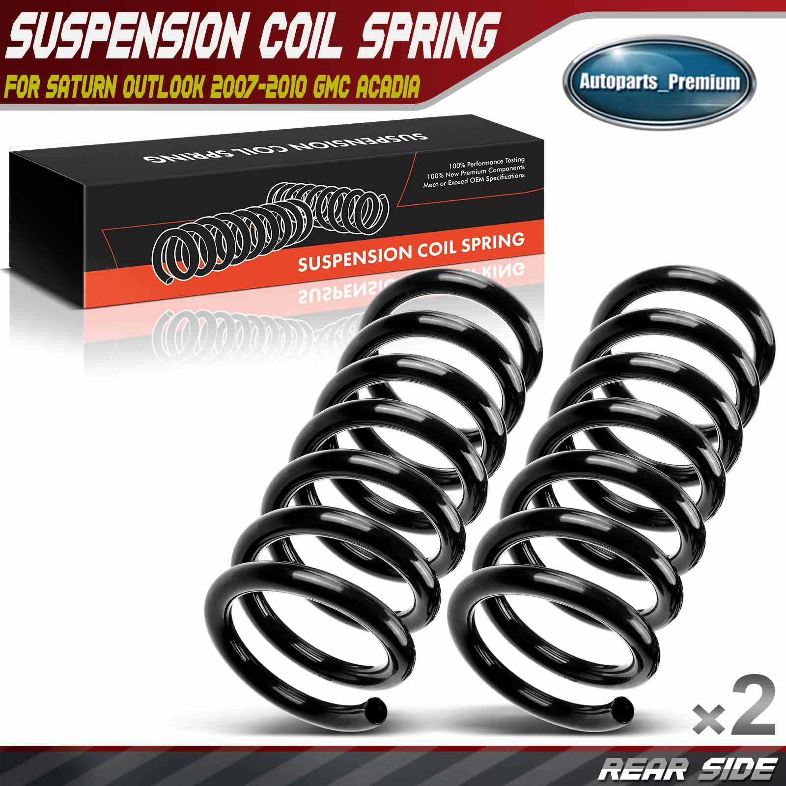 2x Rear Coil Springs for Buick Enclave Chevy Traverse GMC Acadia Saturn Outlook