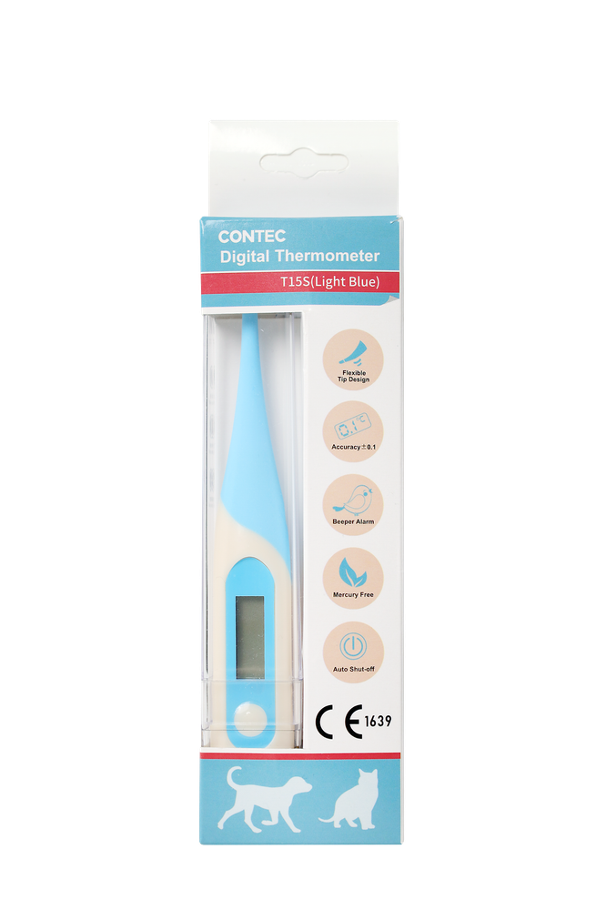 VET Animal Digital Thermometer Soft Head Temperature Probe TEMP Sensor CONTEC US