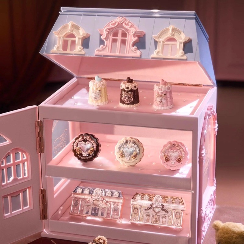 Flower Knows All-In Empty Box Shell’s Bear Makeup Box Vanity Box Beauty Gift