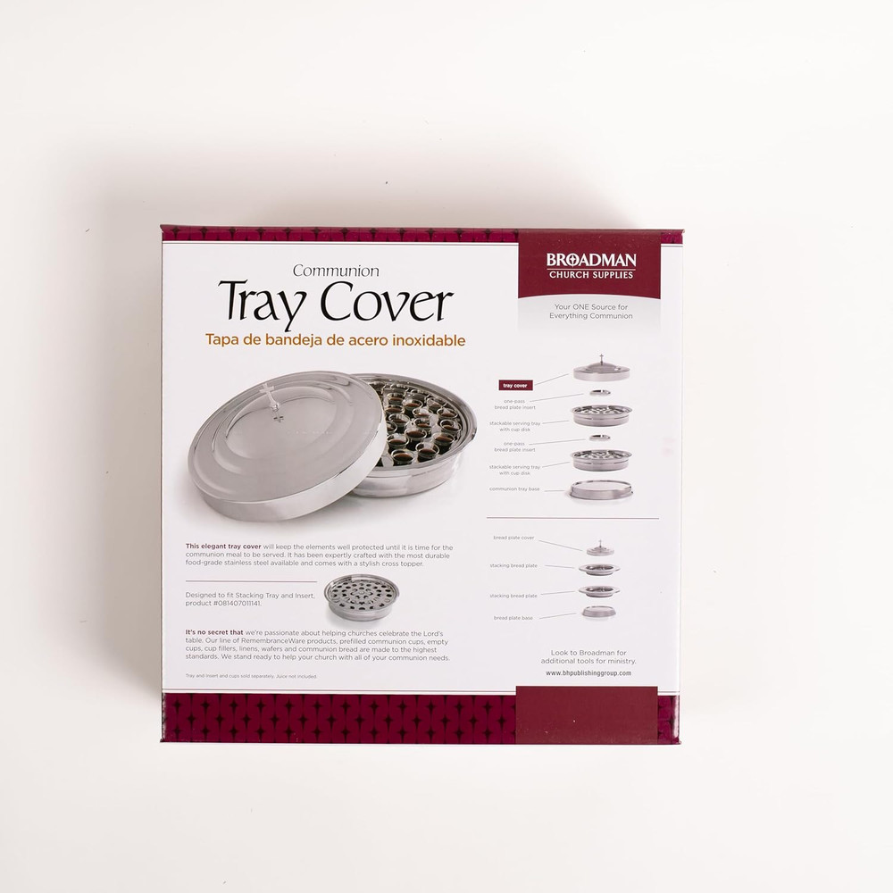 Silver Remembranceware Communion Tray Cover by