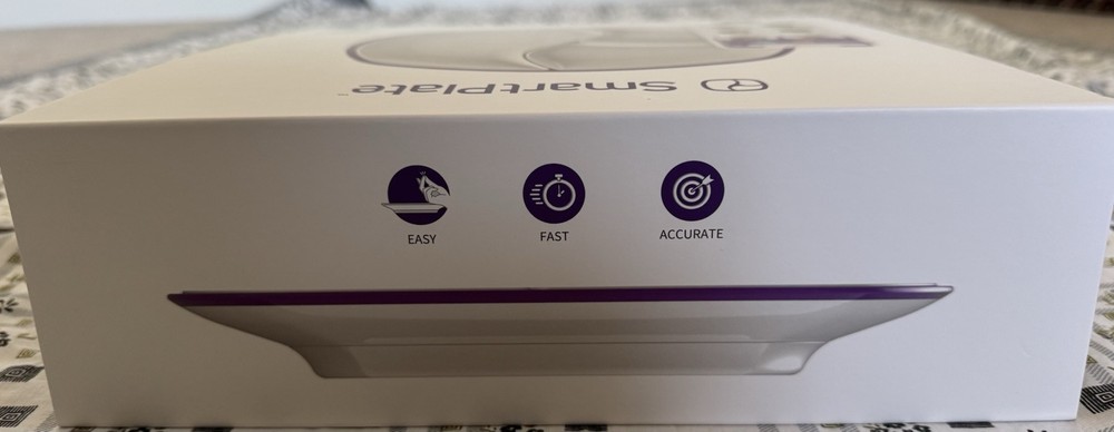 SmartPlate Portion Control Scale Plate Set (New In Box)
