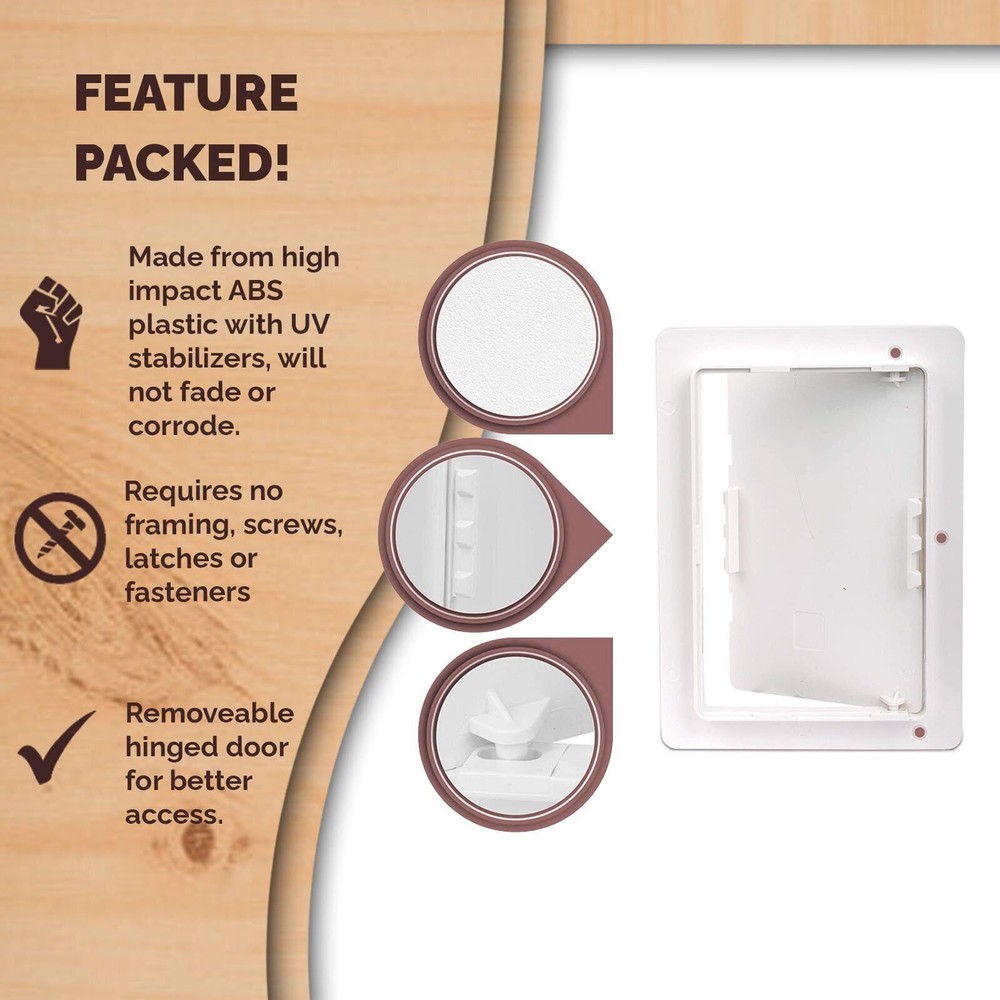 Morvat 6x9 Access Panel with Hinged Door for Drywall & Ceiling