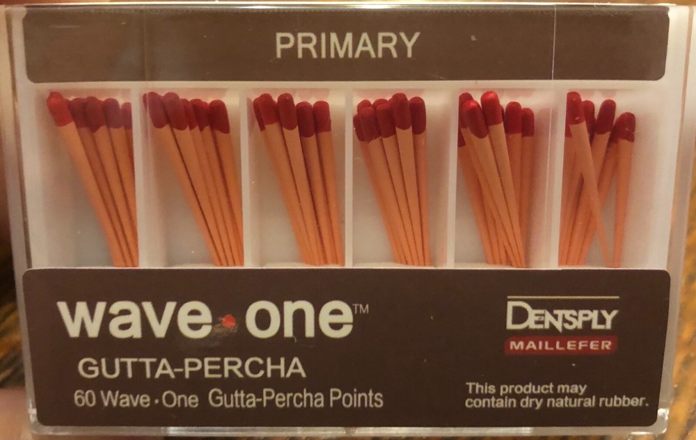Primary Wave One Gutta Percha Points  Dental Endodontic Root Canal