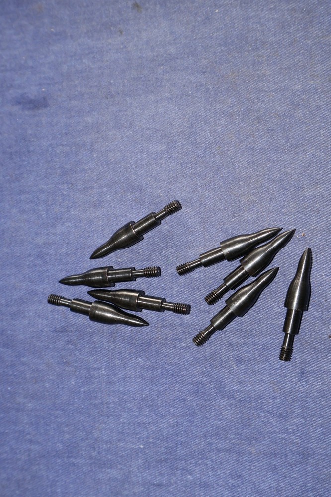 Micellaneous Archery Points,Inserts,and Knocks for Building Your Own Arrows