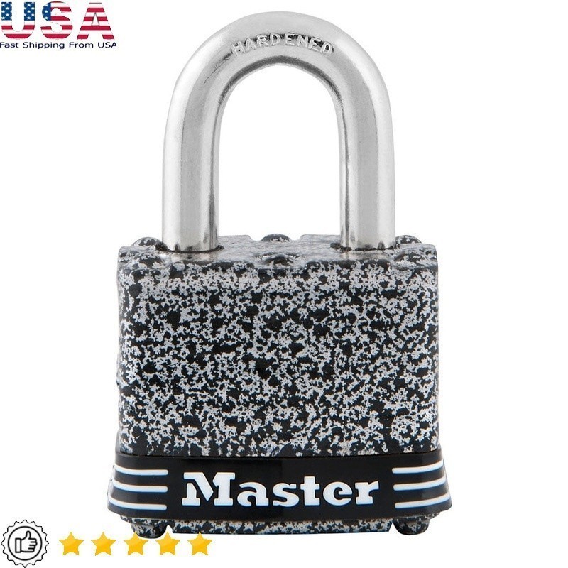 Laminated Steel Padlock Rust Resistant Durable Cut Resistant Security Lock 40mm