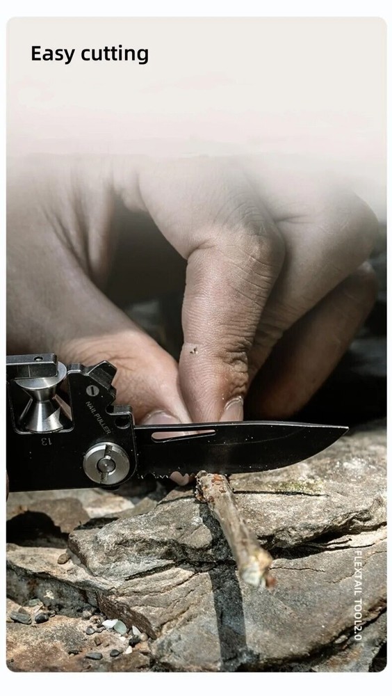 Mini Multi Function Tool Survival Multitool Escape Bug Out Emergency All Purpose