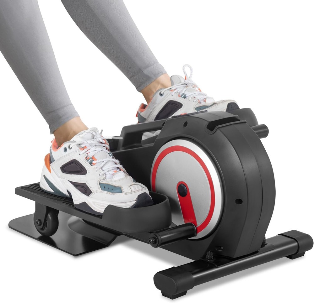 Under Desk Elliptical Machine, Ellipse Leg Exerciser with 8 Adjustable Speeds