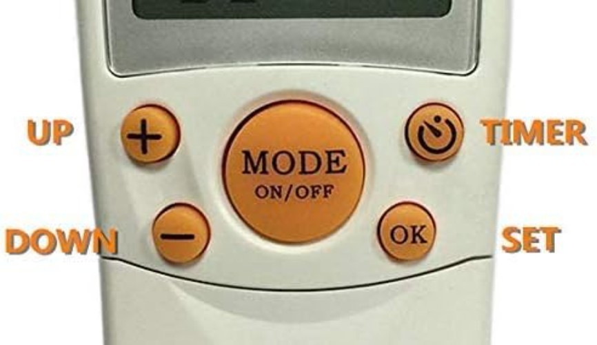 Wireless RF Remote Control System for Gas Fireplace with LCD Temperature Display