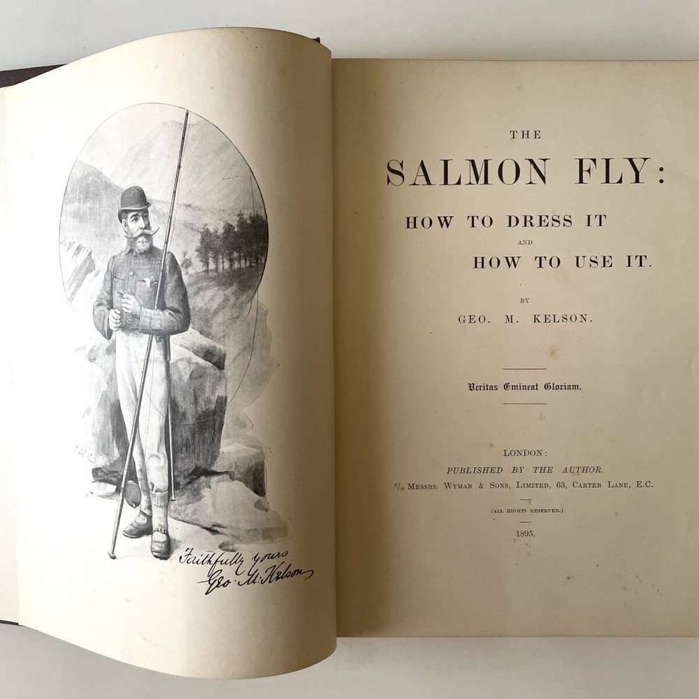 [A rare first edition!] George Mortimer Kelson's "Salmon Fly"