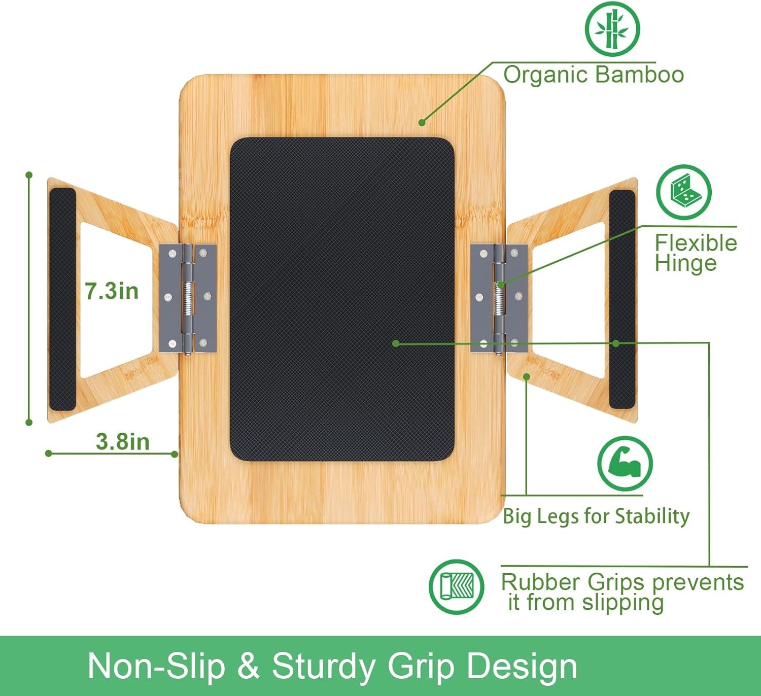 Bamboo Couch Arm Tray – Folding Sofa Armrest Clip On Table for Drinks Snacks Rem