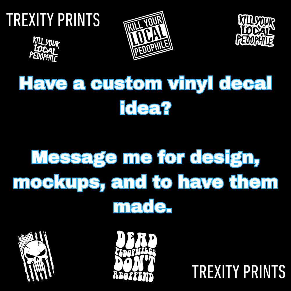 Custom Decal 5 Pack