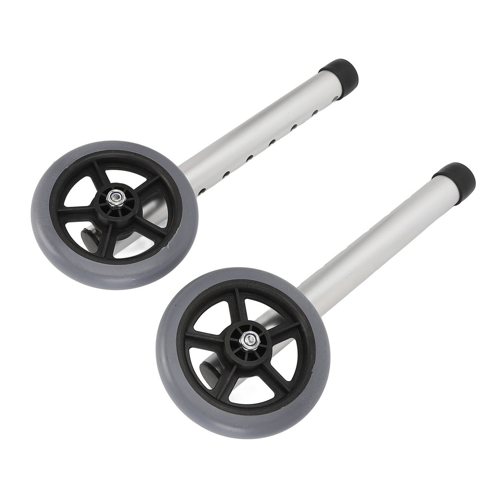 2Pcs Adjustable Walker Wheels For Elderly Mobility Aid Accessories
