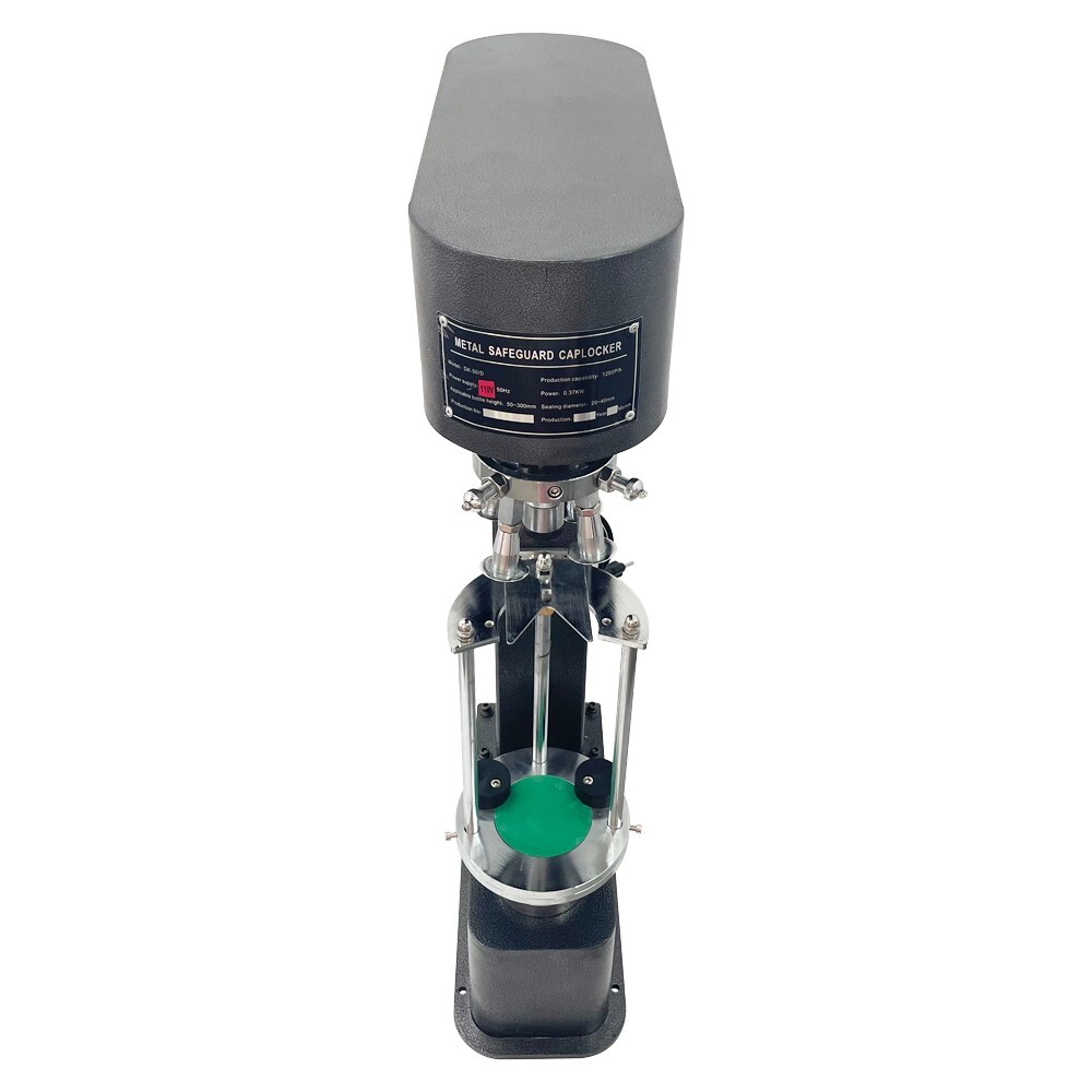 Semi-auto Capper Bottle Locking Machine Aluminum Cap Screw Capping Machine 110V
