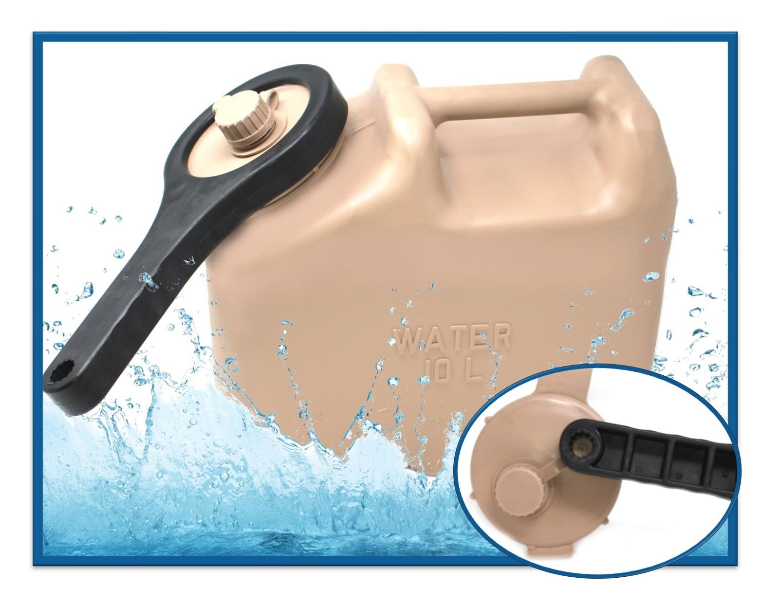 Water Cap Wrench for Jerry Cans Scepter, Container MWC Military Water