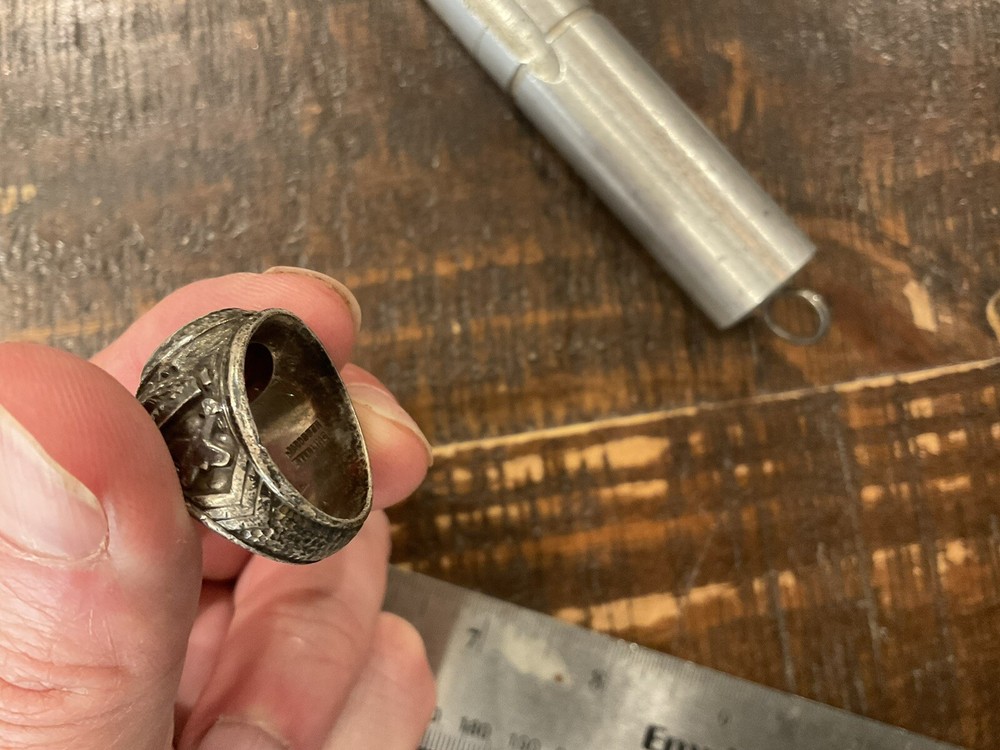 ORIGINAL WWII USAAF SCARCE BOMBARDIER RING STERLING