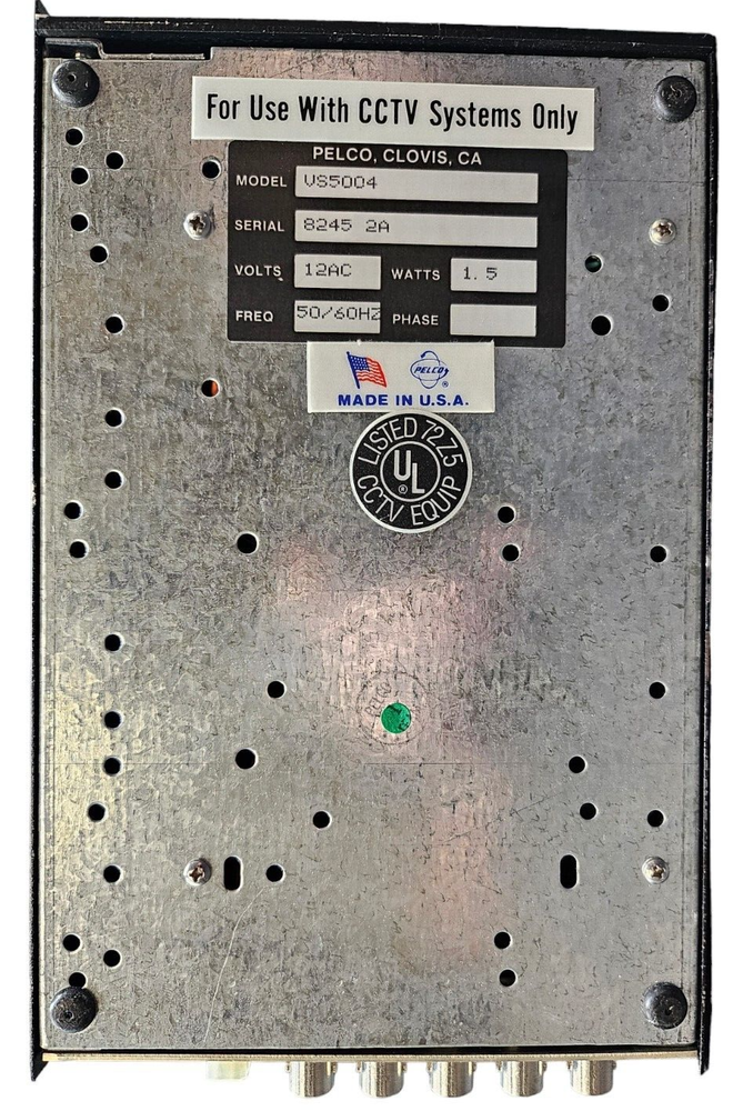 Pelco VS5004 Video Sequential Switcher with Power Supply