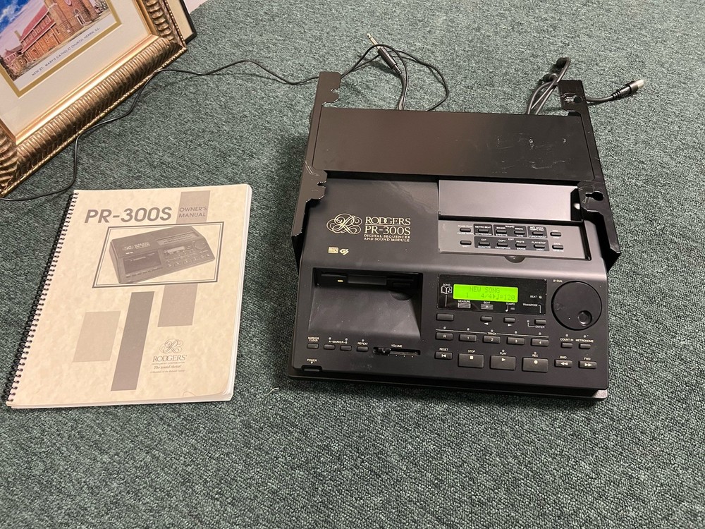 Rodgers PR-300S Sequencer/Sound Module W/Mounting Bracket AS-IS